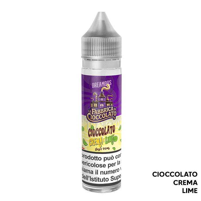 CIOCCOLATO CREMA E LIME - La Fabbrica di Cioccolato - Liquido Scomposto 20ml - Dreamods CIOCCOLATO CREMA E LIME - La Fabbrica di Cioccolato - Liquido Scomposto 20ml - Dreamods