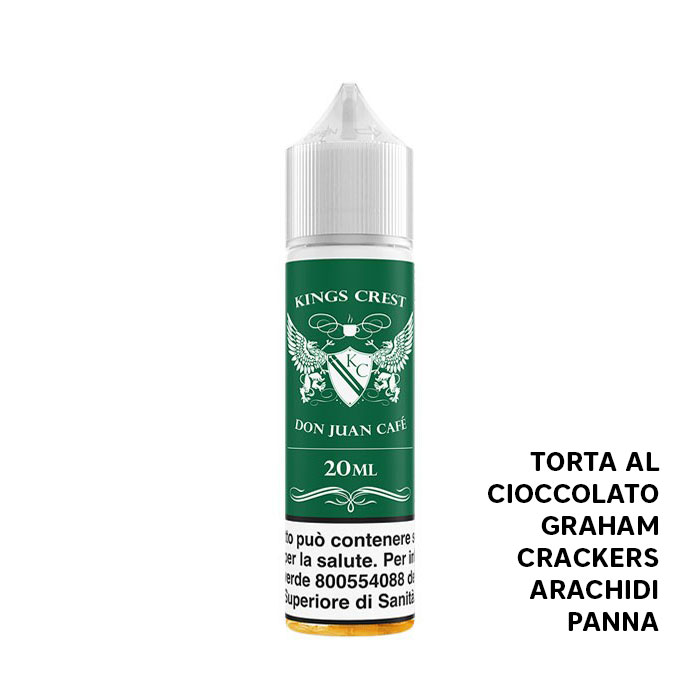 DON JUAN CAFE - Liquido Scomposto 20ml - Kings Crest DON JUAN CAFE - Liquido Scomposto 20ml - Kings Crest