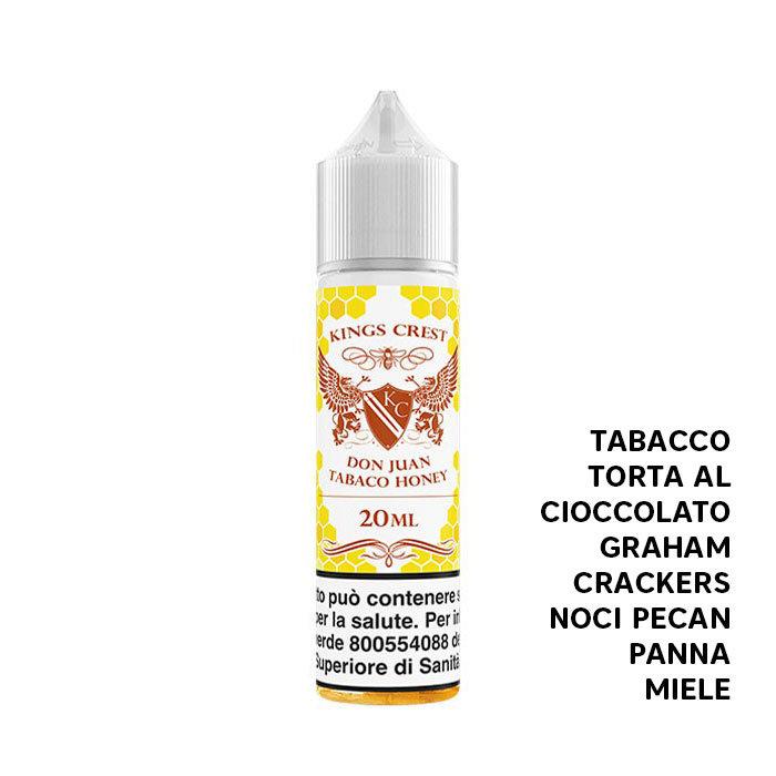 DON JUAN TABACO HONEY - Liquido Scomposto 20ml - Kings Crest DON JUAN TABACO HONEY - Liquido Scomposto 20ml - Kings Crest