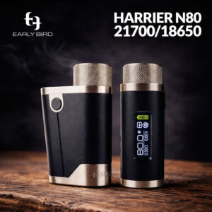 Harrier N80 Box Mod 80W 21700/18650 – Early Bird