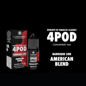 AMERICAN BLEND – Organic 4 Pod – Aroma Concentrato 10ml – La Tabaccheria
