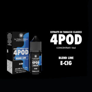 E-CIG – Organic 4 Pod – Aroma Concentrato 10ml – La Tabaccheria