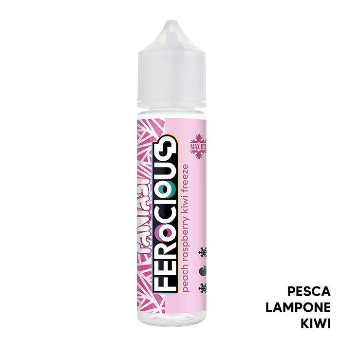 PEACH RASPBERRY KIWI FREEZE - Ferocious Maxi Ice - Liquido Scomposto 20ml - Fantasi - immagine 1