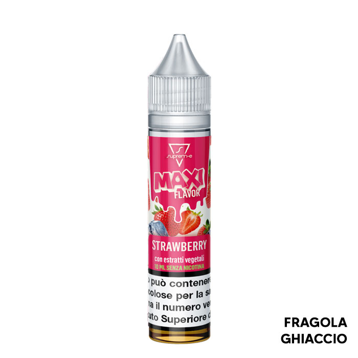 STRAWBERRY - Maxi Flavor - Aroma Mini Shot 10+10 - Suprem-e - immagine 1