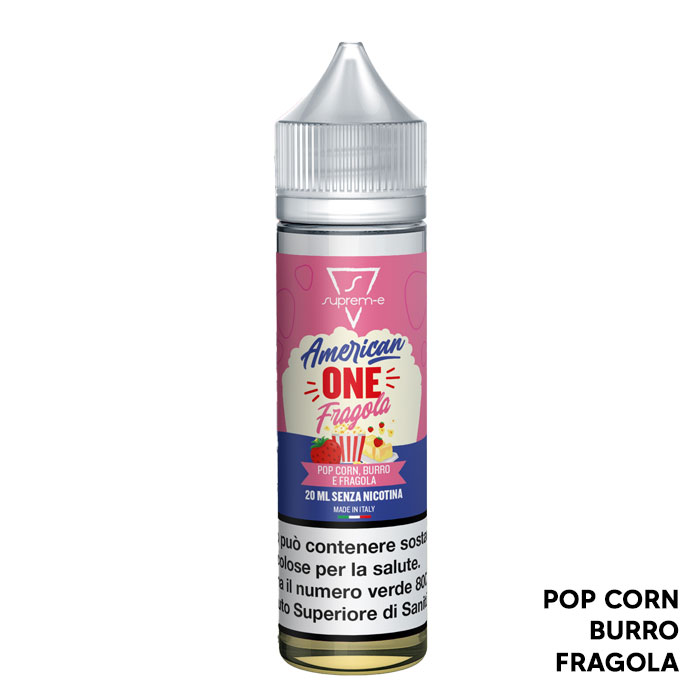 AMERICANONE FRAGOLA - One - Liquido Scomposto 20ml - Suprem-e - immagine 1