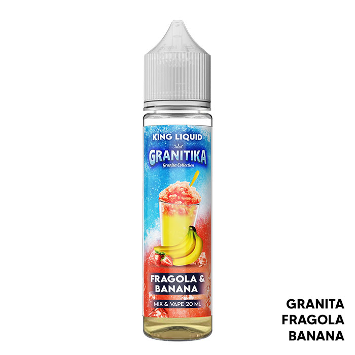 BANANA & FRAGOLA - Granitika - Mix Series 20ml - King Liquid - immagine 1