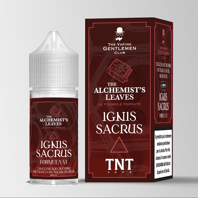IGNIS SACRUS - The Alchemist's Leaves - Mix Series 10ml - The Vaping Gentlemen Club & TNT Vape - immagine 1