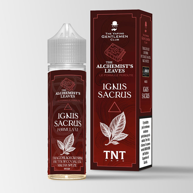 IGNIS SACRUS - The Alchemist's Leaves - Liquido Scomposto 20ml - The Vaping Gentlemen Club & TNT Vape - immagine 1